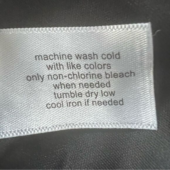 Lane Bryant Chiffon Cold Shoulder Ruffle Black White Floral Print Blouse - Picture 8 of 10